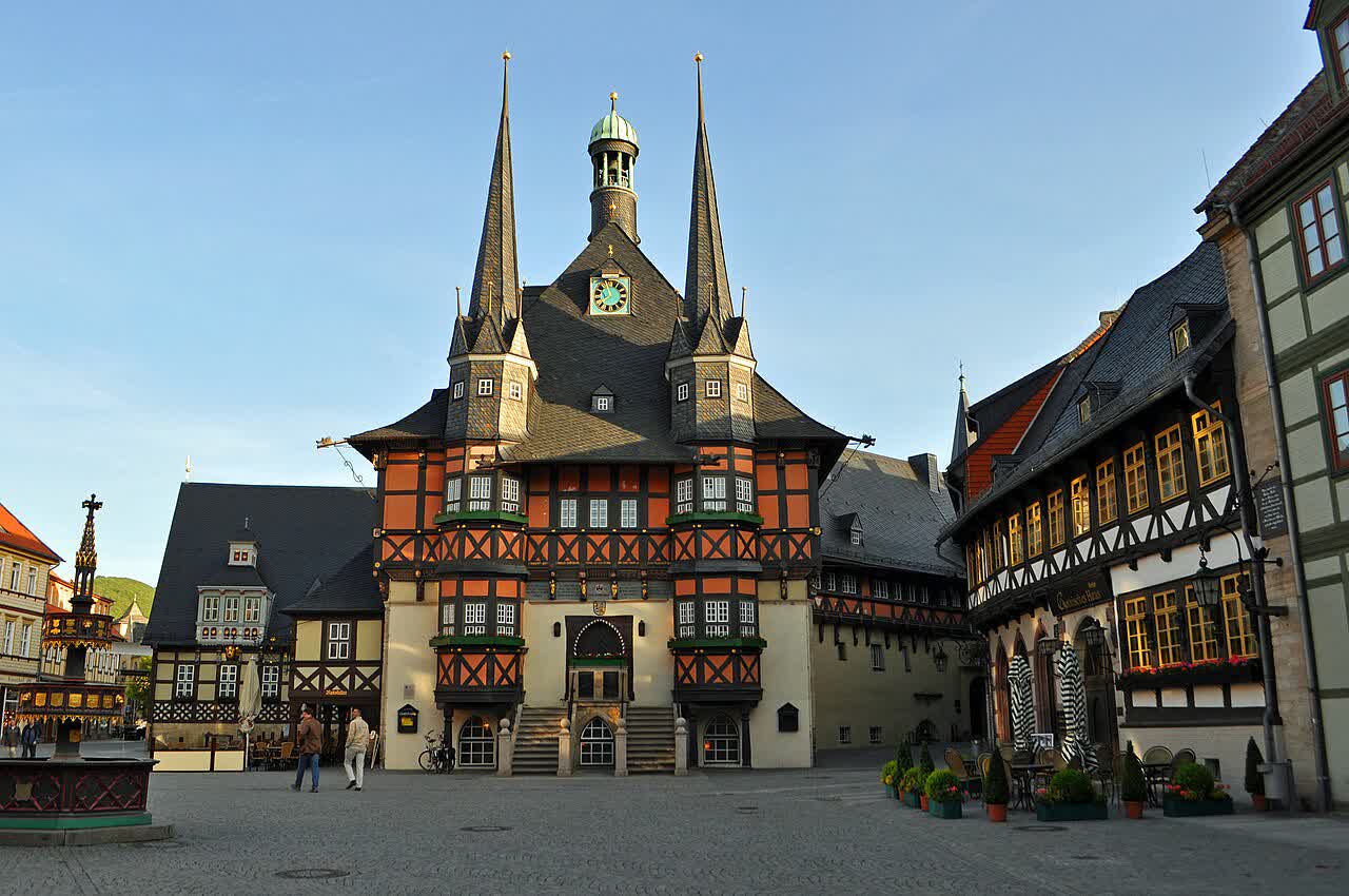 Marktplatz und Fachwerk-Altstadt von Wernigerode