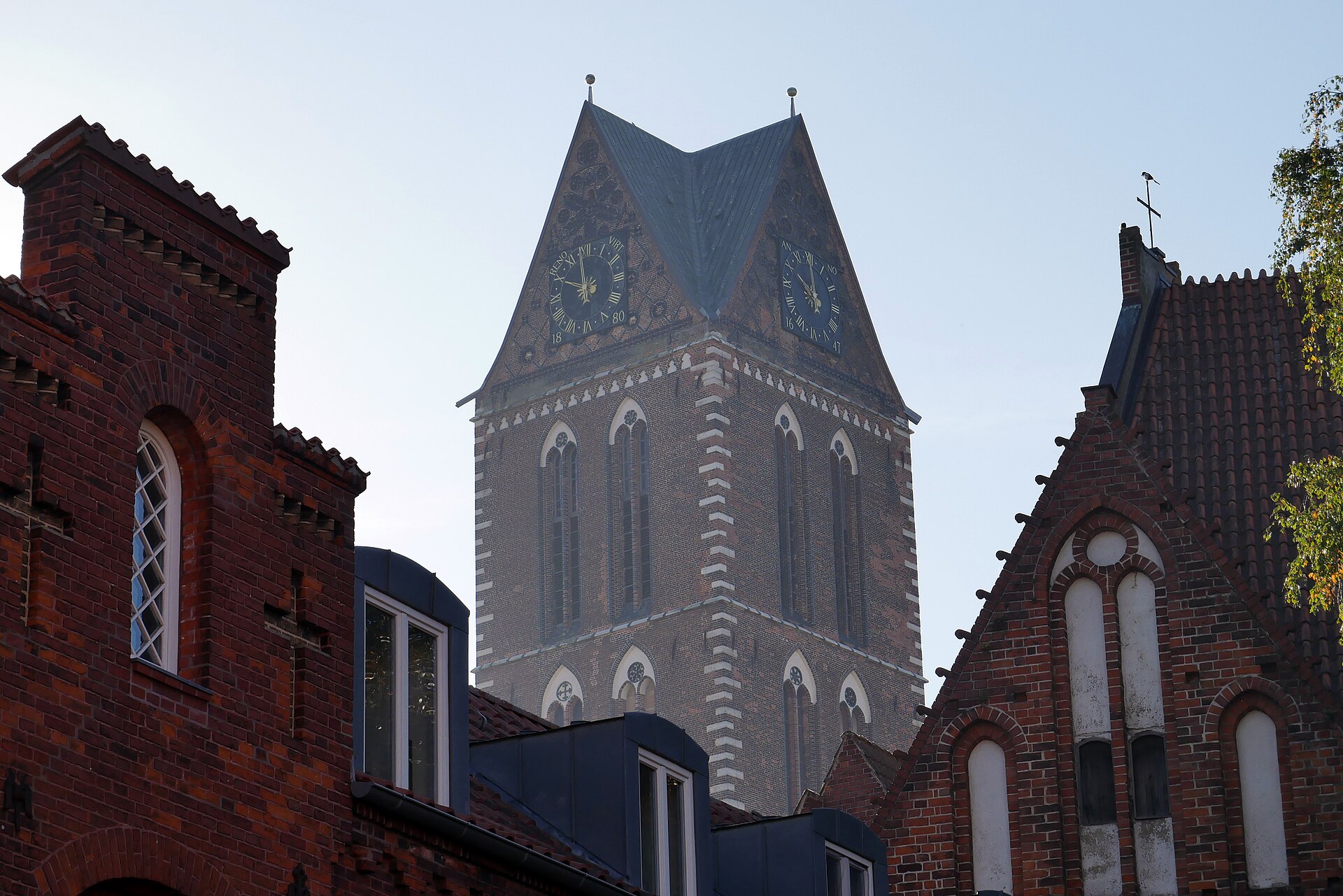 Turm der Marienkirche in Wismar