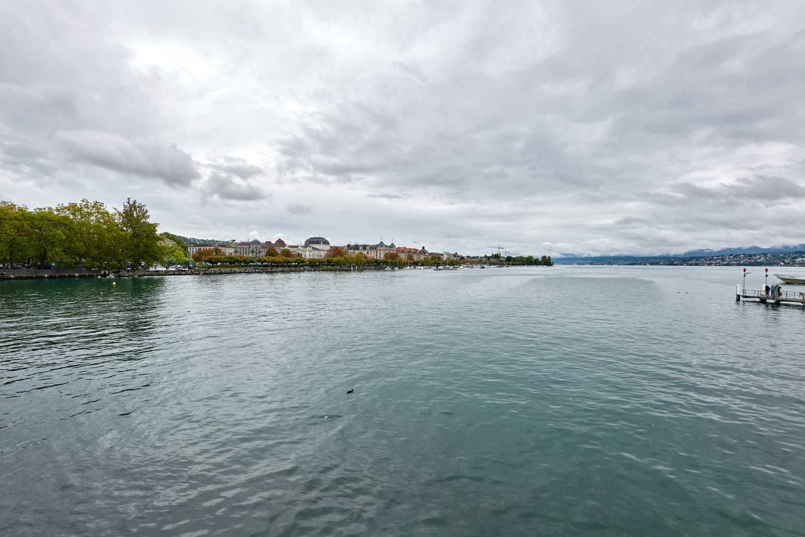 Zürichsee von der Quaibrücke