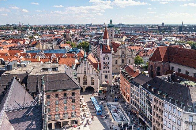 Die Marienplatz - Sehenswürdigkeit