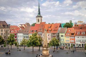 Erfurter Marktplatz ein Beispiel für schöne Architektur