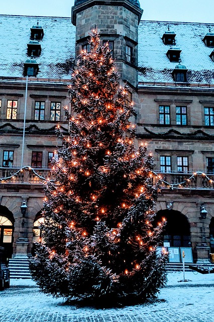 Der Weihnachtsmarkt von Rothenburg ob der Tauber.