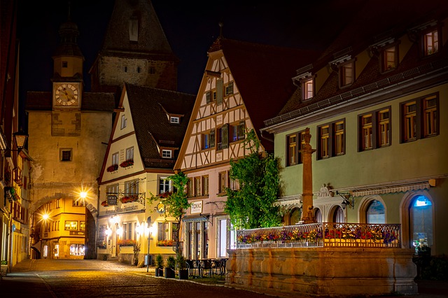 Rothenburg Stadt Der Rothenburger Marktplatz in der Liste der schönsten Städte Deutschlands