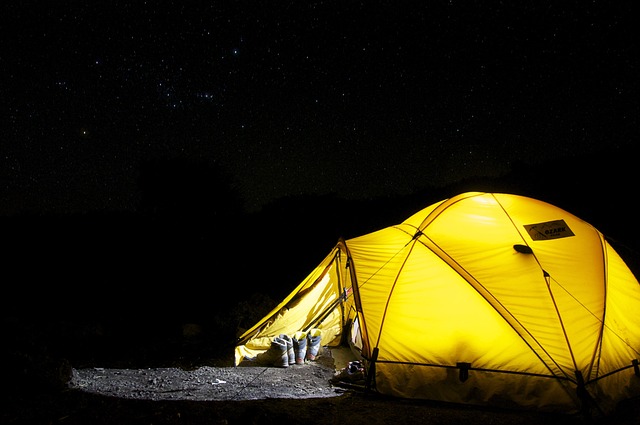 Camping unter freiem Himmel - es gibt kaum etwas schöneres.